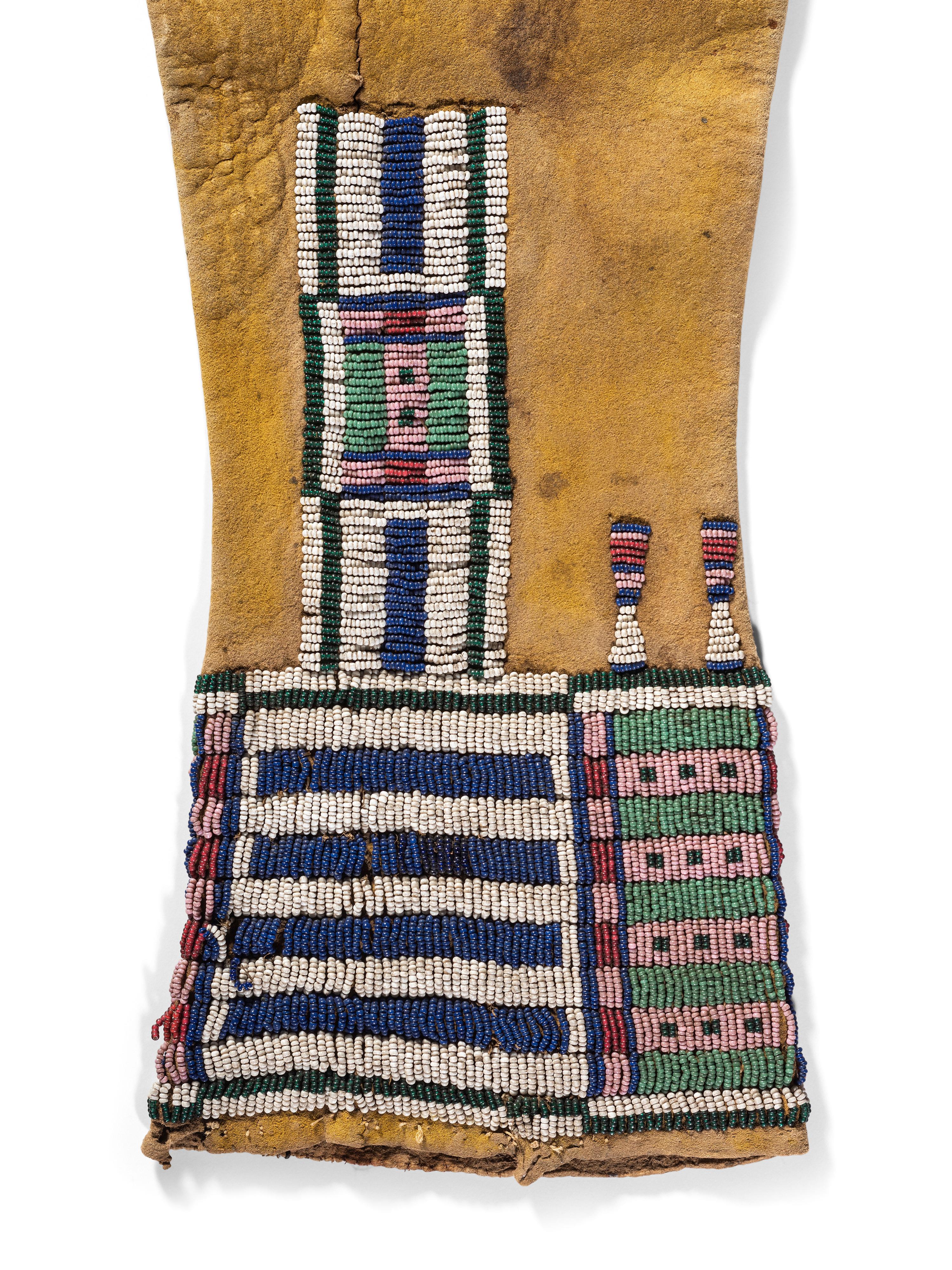 Cheyenne Beaded Hide Leggings