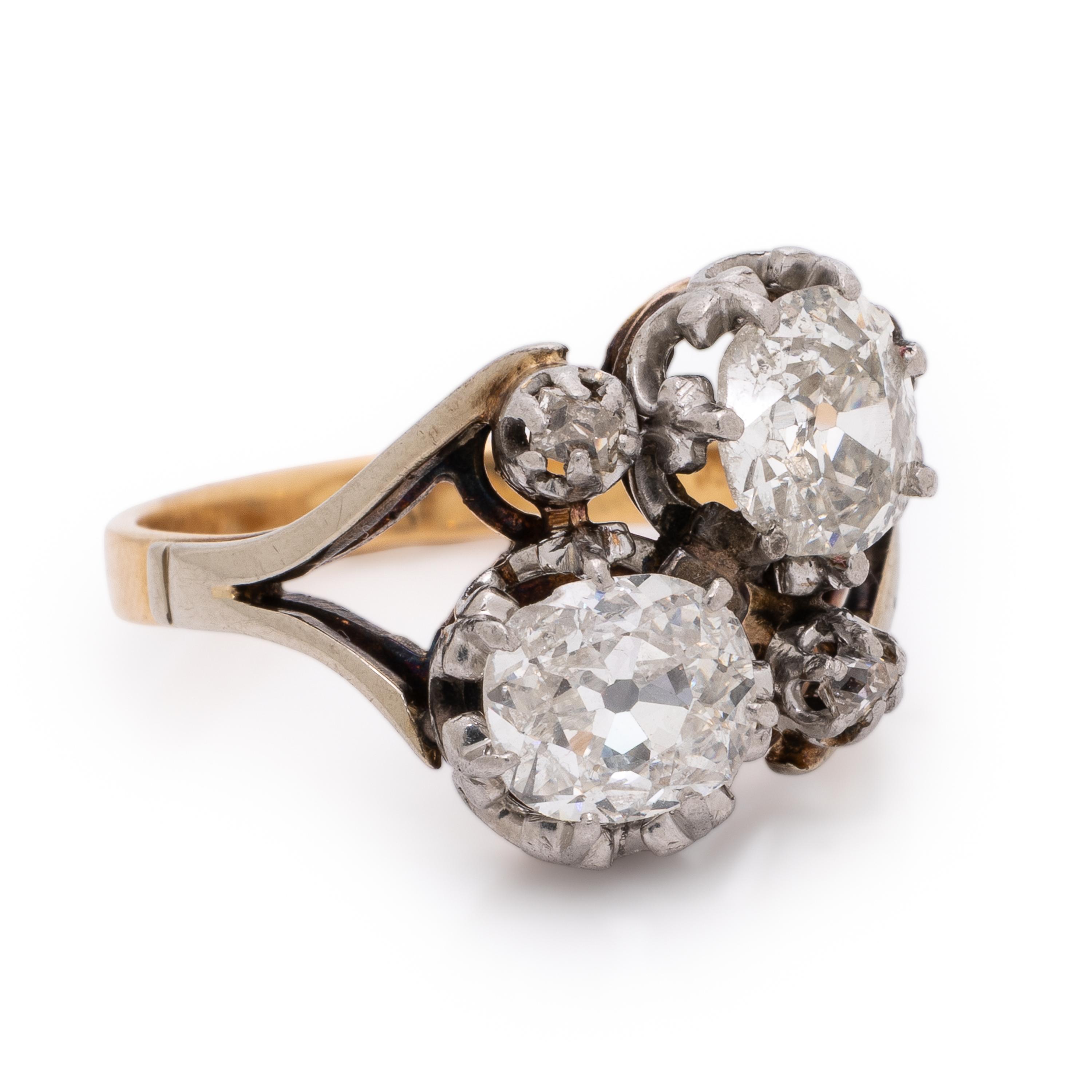 Diamond Twin Ring