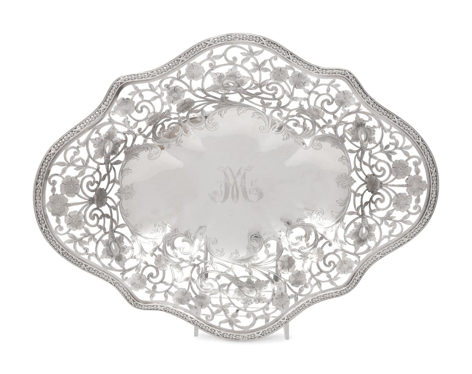 An American Silver Pierced Center Bowl