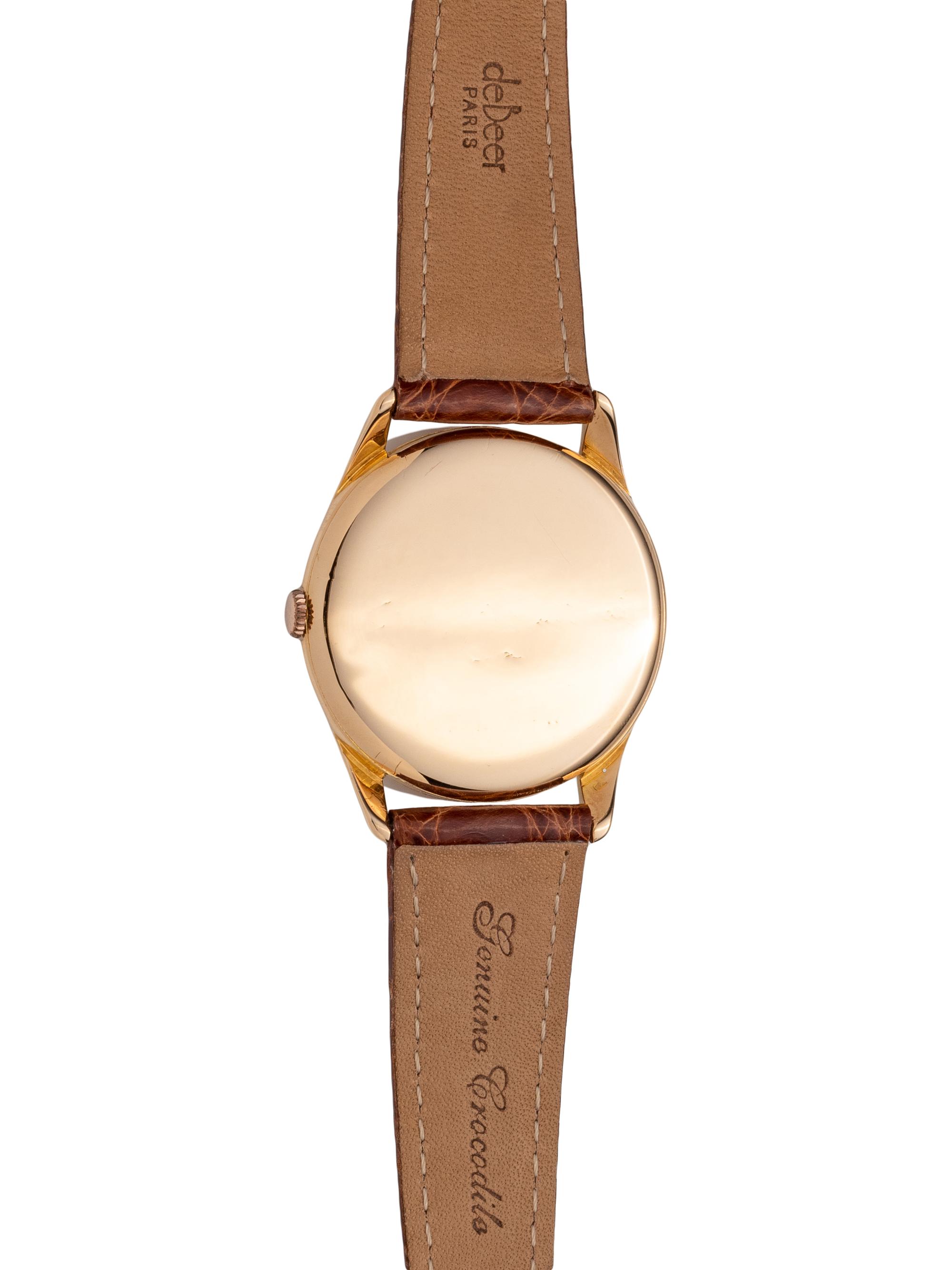 LONGINES, 18K PINK GOLD WRISTWATCH