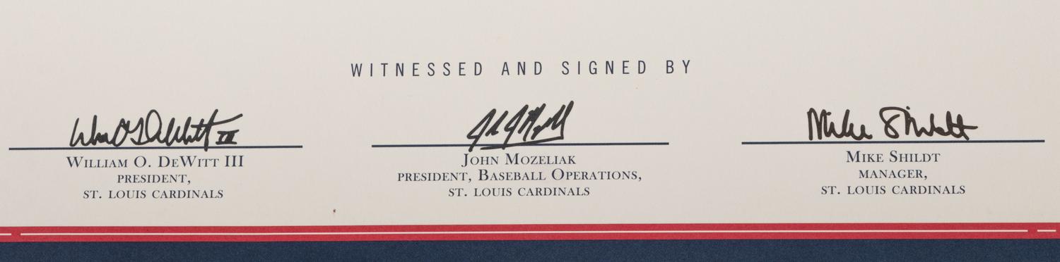 A Group of Stan Musial Decorative Material Including Items Displayed at Busch Stadium and Musial's Office at Stan The Man, Inc.,