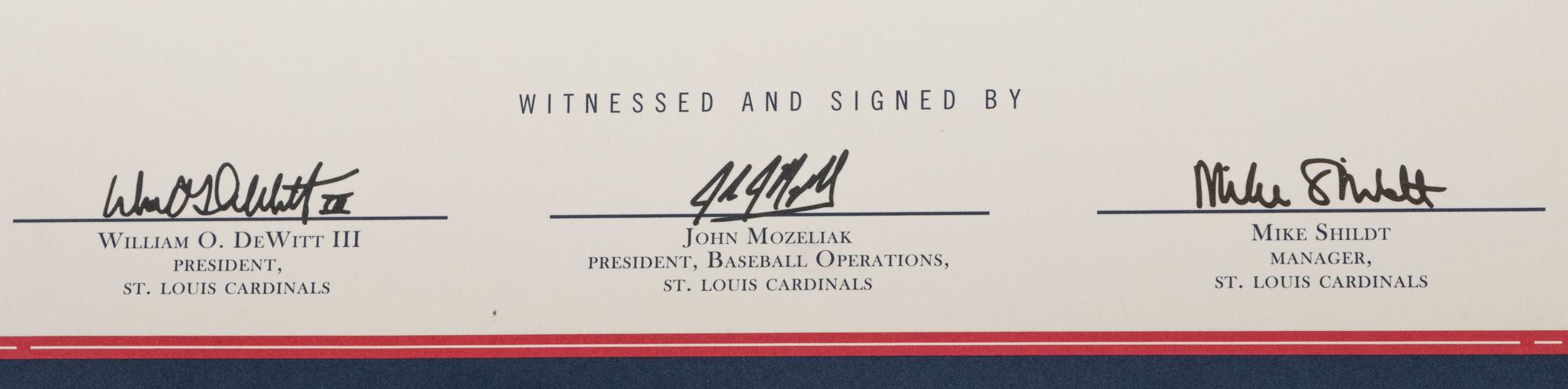 A Group of Stan Musial Decorative Material Including Items Displayed at Busch Stadium and Musial's Office at Stan The Man, Inc.,