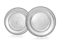A Pair of Austrian Silver Serving Dishes