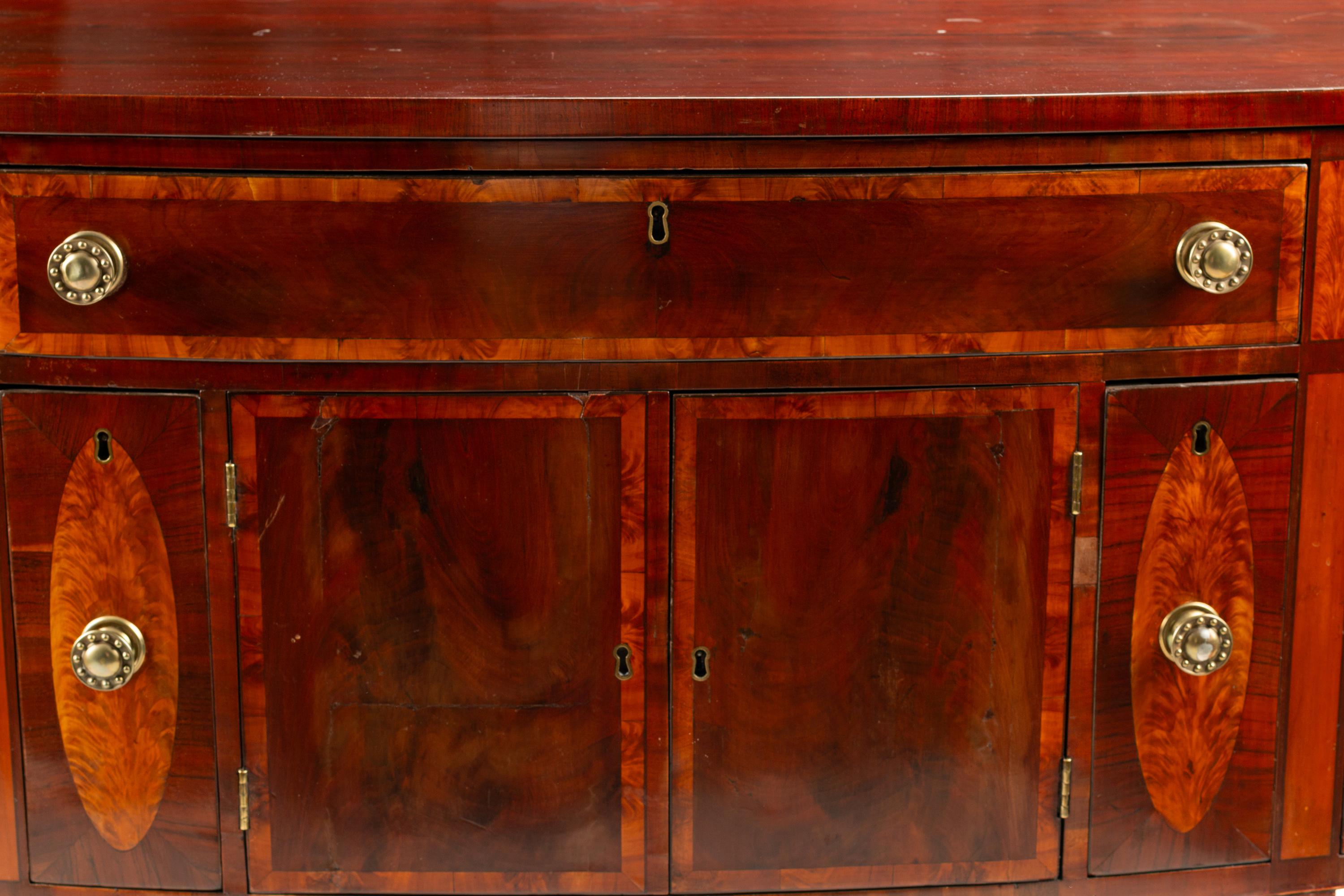 A Federal Mahogany Sideboard