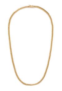 A 14 Karat Yellow Gold Curb Link Necklace, 35.60 dwts.