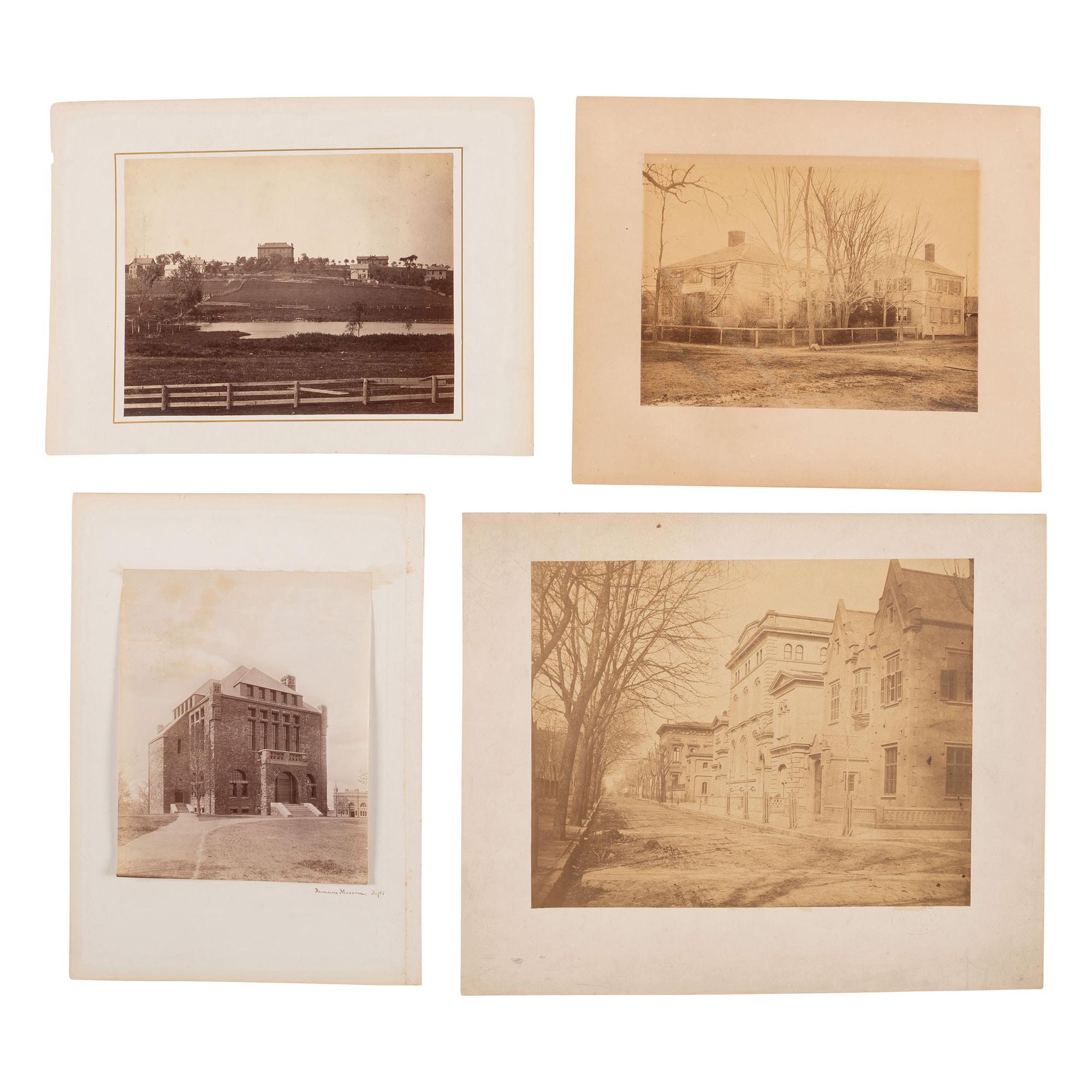 [Early Photography] Group of 15 Large Format Photos of New York, Philadelphia, Washington, DC, and Mount Vernon.
