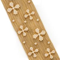 ASPERY & GULDAG, YELLOW GOLD AND DIAMOND BRACELET