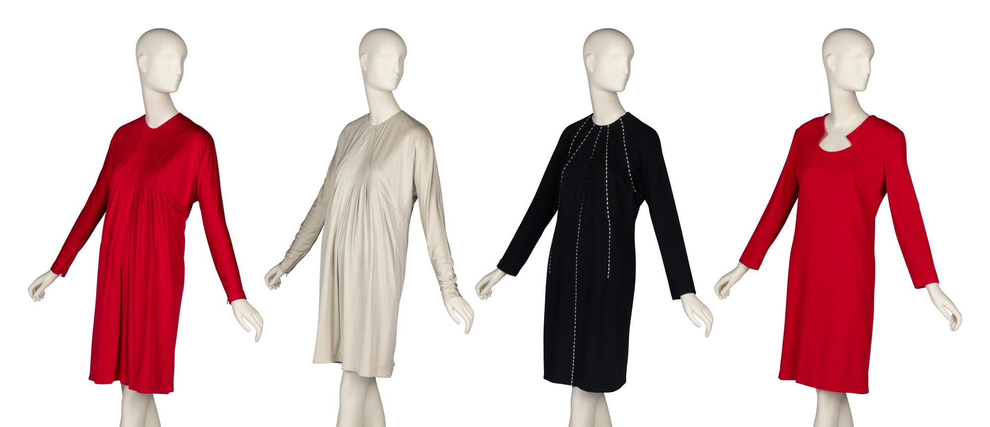 Four Geoffrey Beene Dresses