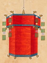 Four Export Drawings of Lanterns