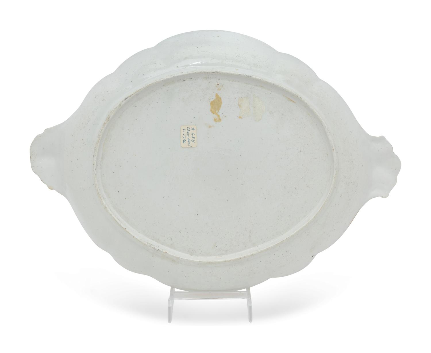 A Chamberlain Worcester Porcelain Tray