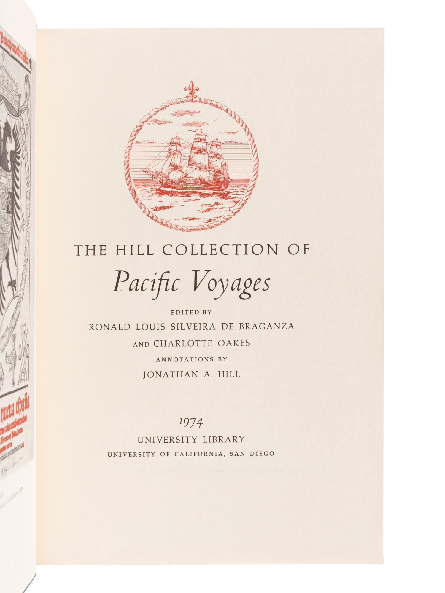 [TRAVEL & EXPLORATION]. -- Hill Collection of Pacific Voyages . San Diego: University of California, 1974, 1982, 1983.