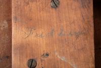 A Late Federal Turned, Incised and Painted Checkerboard Top Candlestand