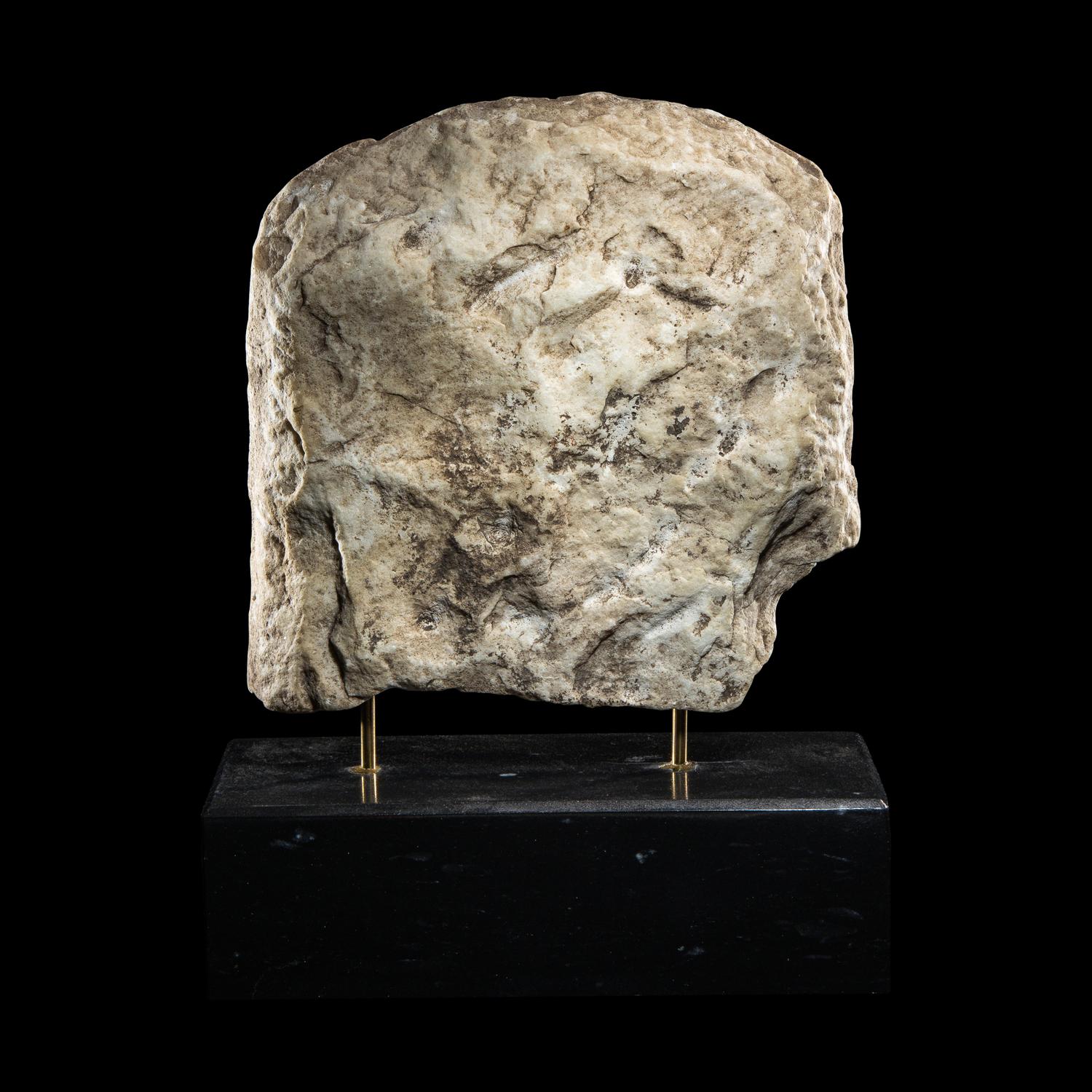 A Roman Marble Relief Fragment with the Goddess Hera