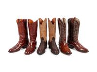Three Pairs of Western Boots, Two by Lucchese