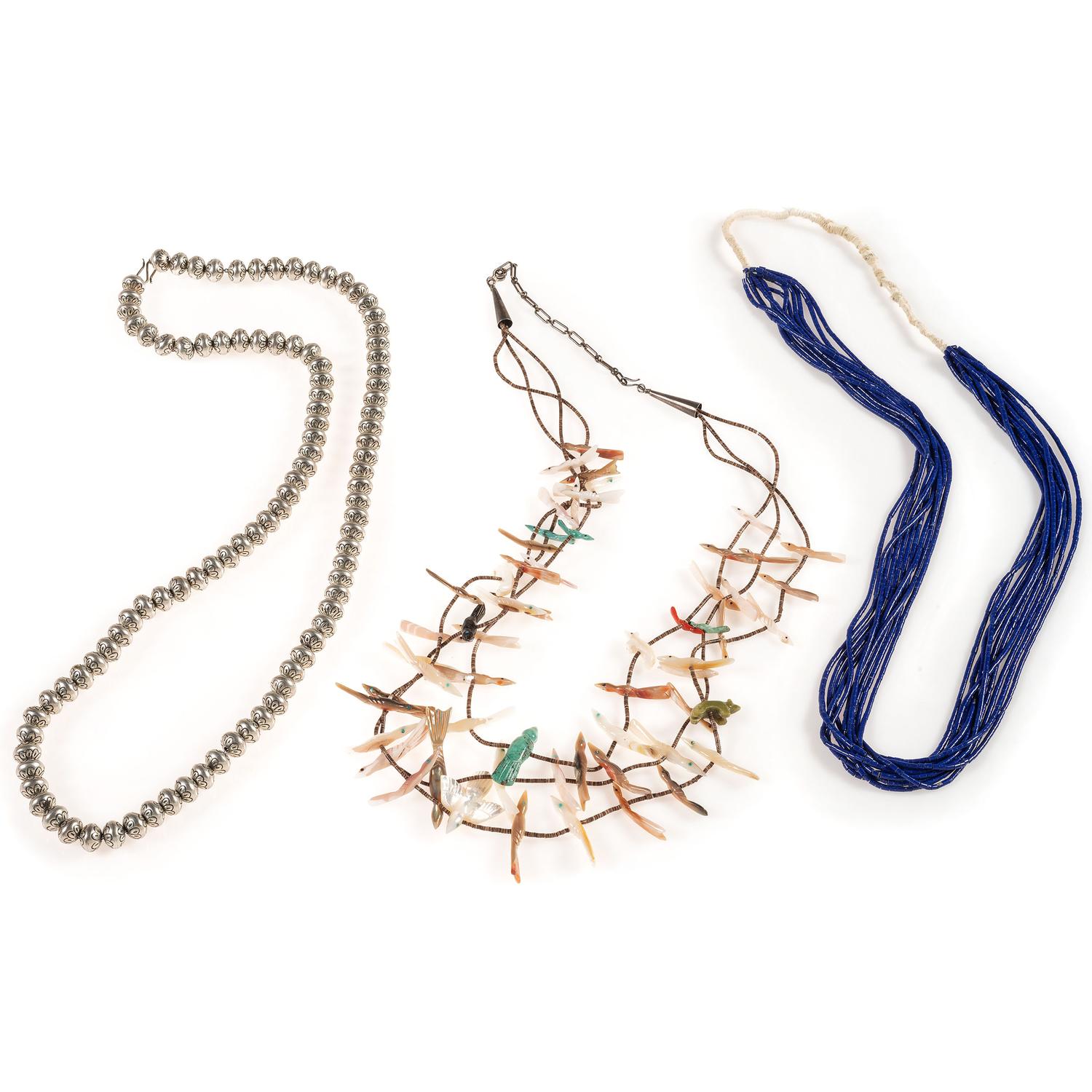 Navajo, Zuni, and Pueblo Necklaces