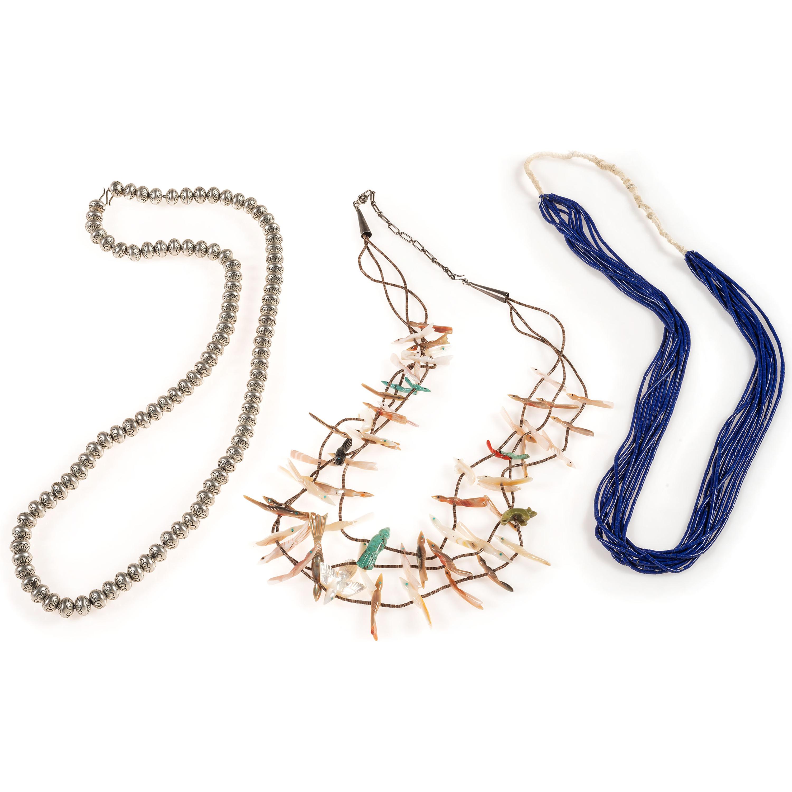 Navajo, Zuni, and Pueblo Necklaces