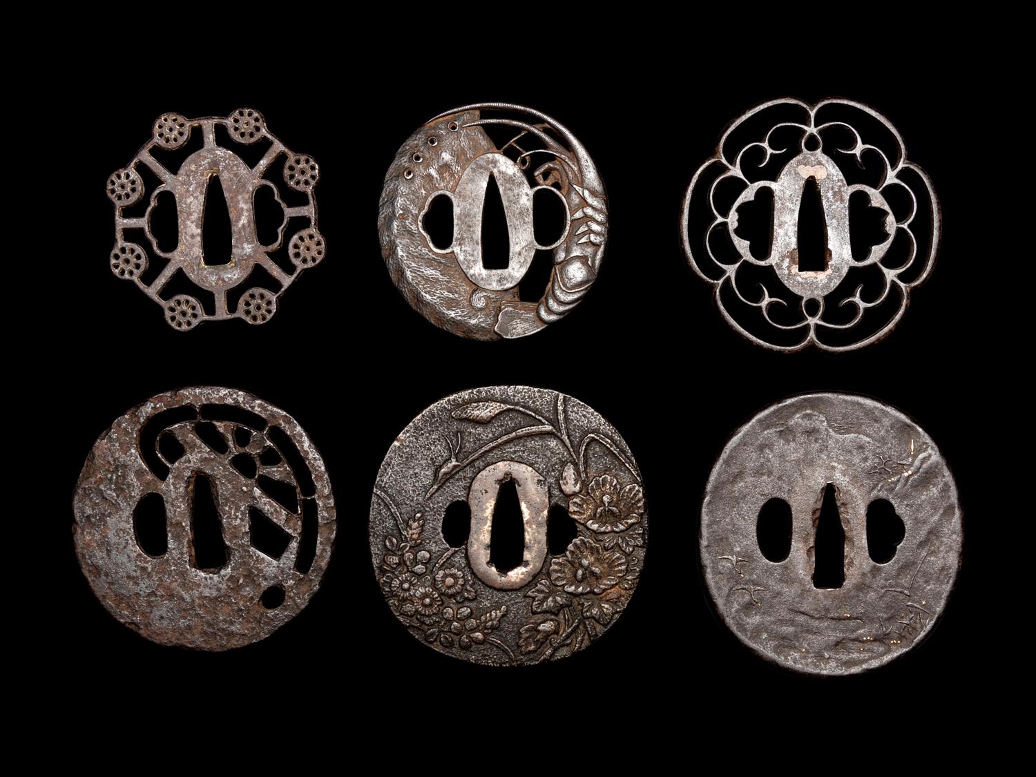 Six Iron Tsuba