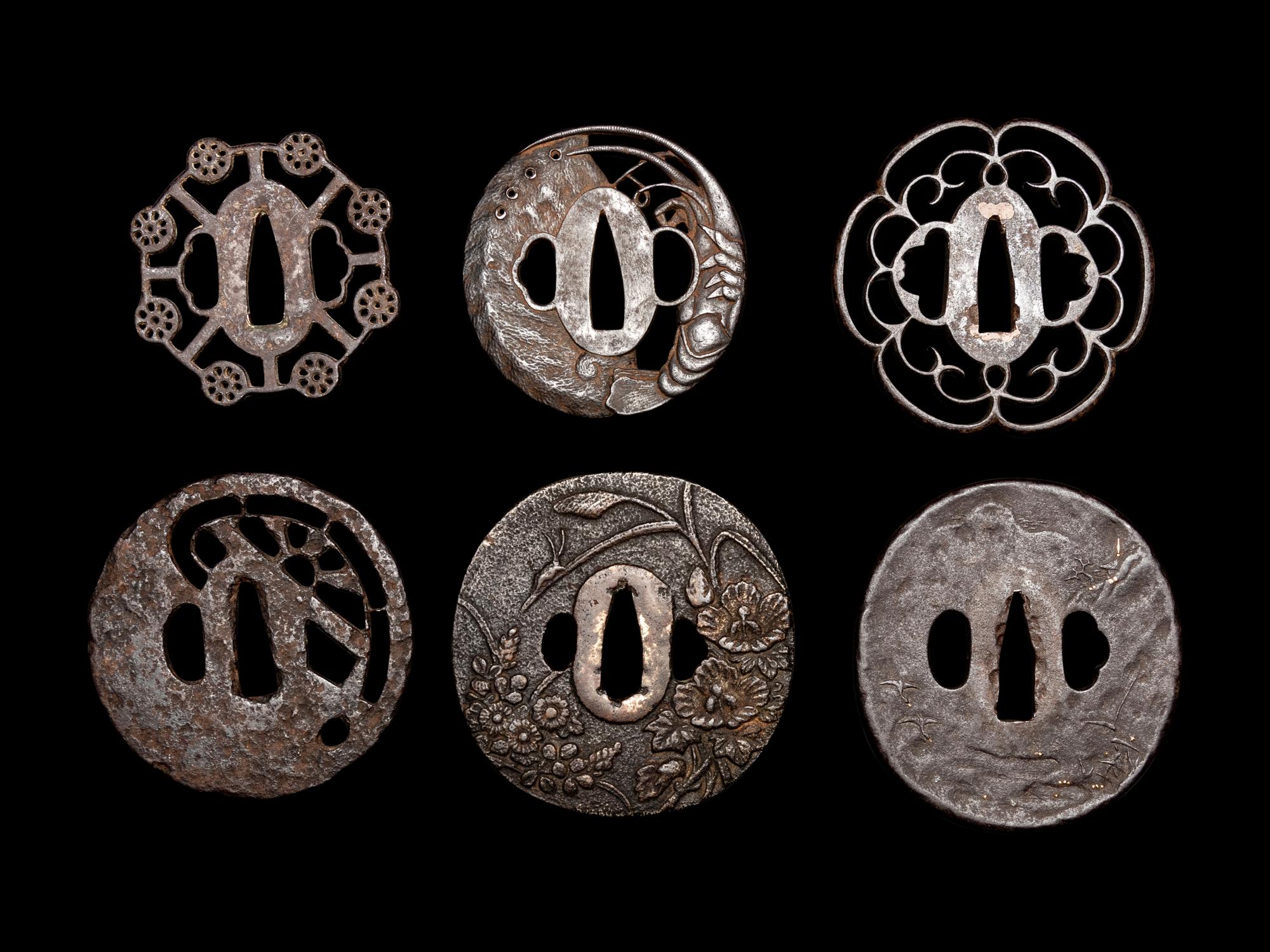 Six Iron Tsuba