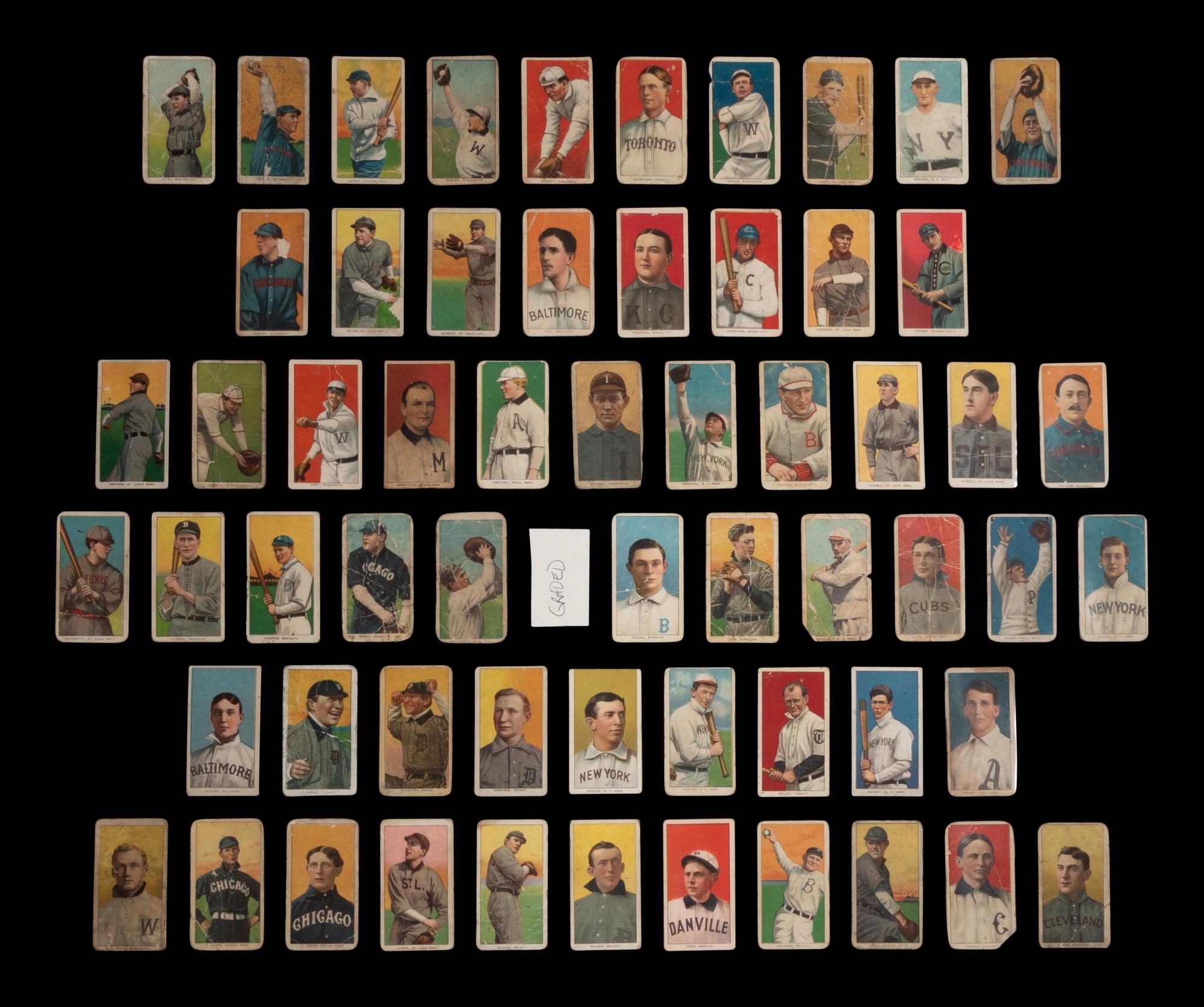 A Collection of Over 350 Assorted T206 Tobacco Baseball Cards