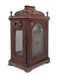 A George III Mahogany Bracket Clock