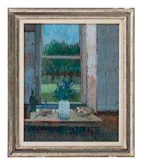 Interior with Lilacs