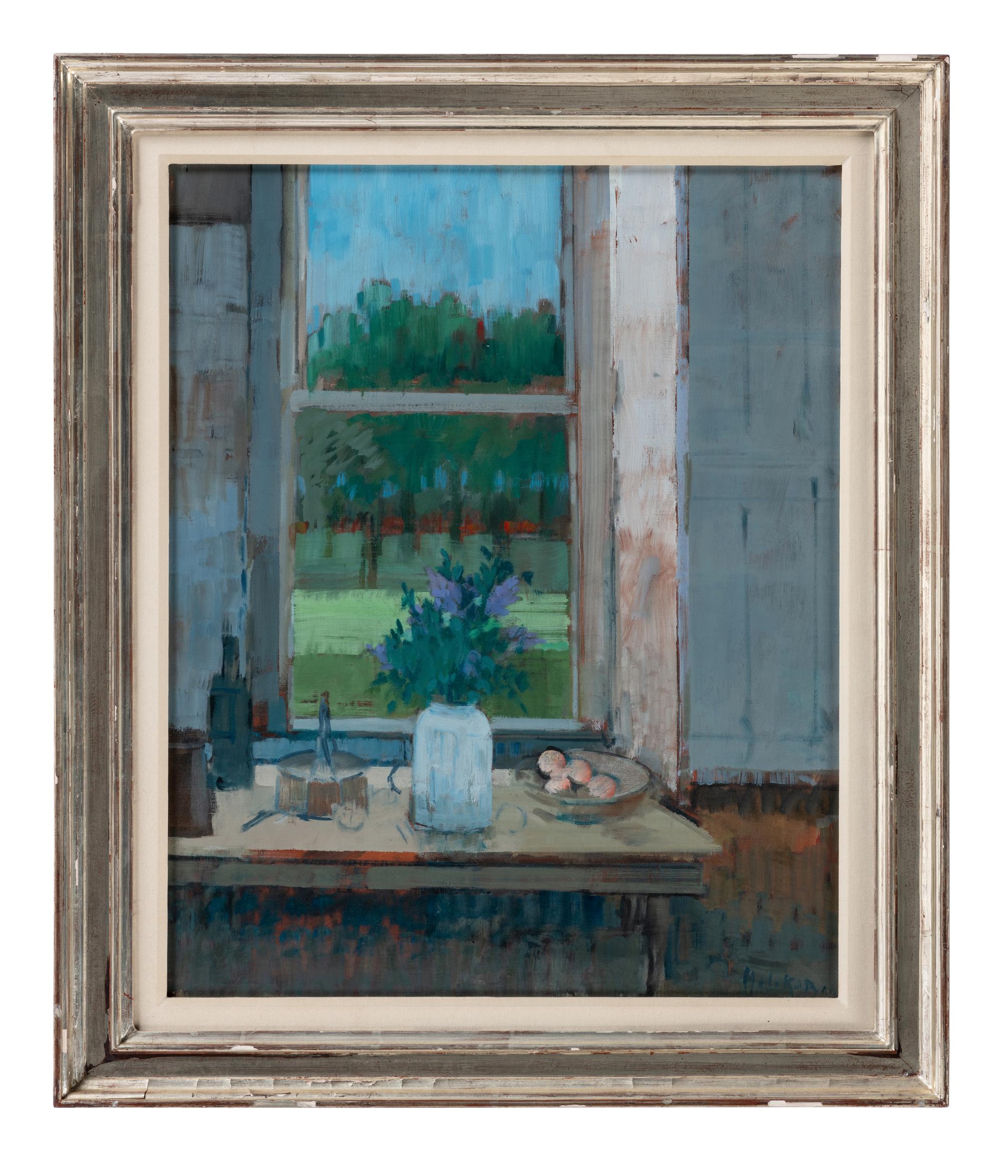 Interior with Lilacs