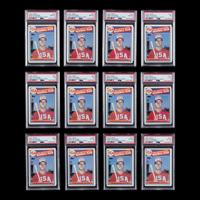 A Collection of 12 PSA Graded 1985 Topps Mark McGwire Rookie Baseball Cards