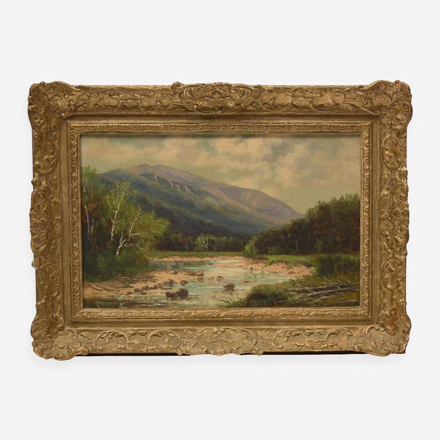 Frank Henry Shapleigh (American, 1842-1906) Mount Washington and Ellis River, Jackson, N.H.