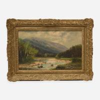 Frank Henry Shapleigh (American, 1842-1906) Mount Washington and Ellis River, Jackson, N.H.