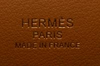 HERMÈS GETA BAG IN CARAMEL CHÈVRE MYSORE