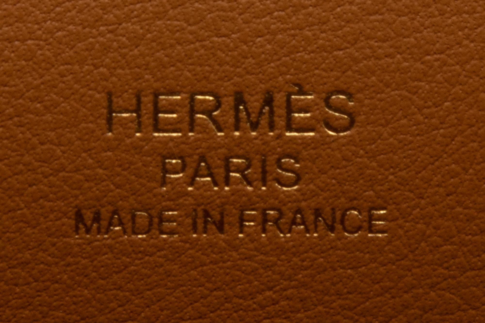 HERMÈS GETA BAG IN CARAMEL CHÈVRE MYSORE