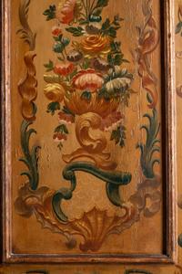 A Venetian Neoclassical Style Polychromed Secretary Bookcase — 19TH CENTURY