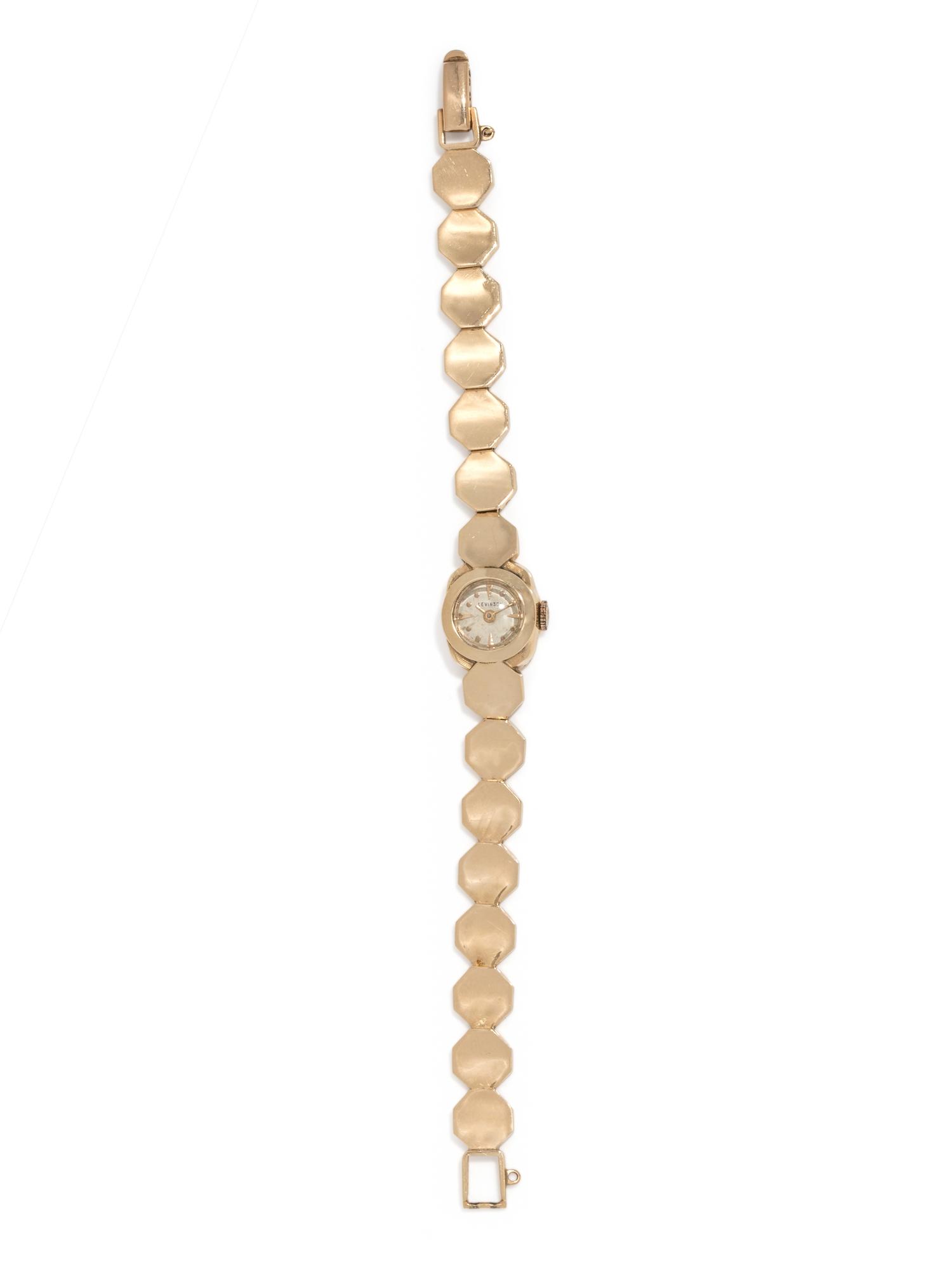 14K YELLOW GOLD WRISTWATCH