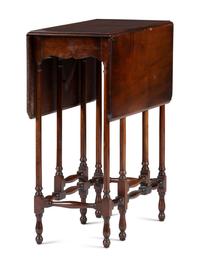 A George III Style Mahogany Spider-Leg Drop-Leaf Table