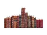 [BINDINGS]. A group of 14 works in 16 volumes, including: