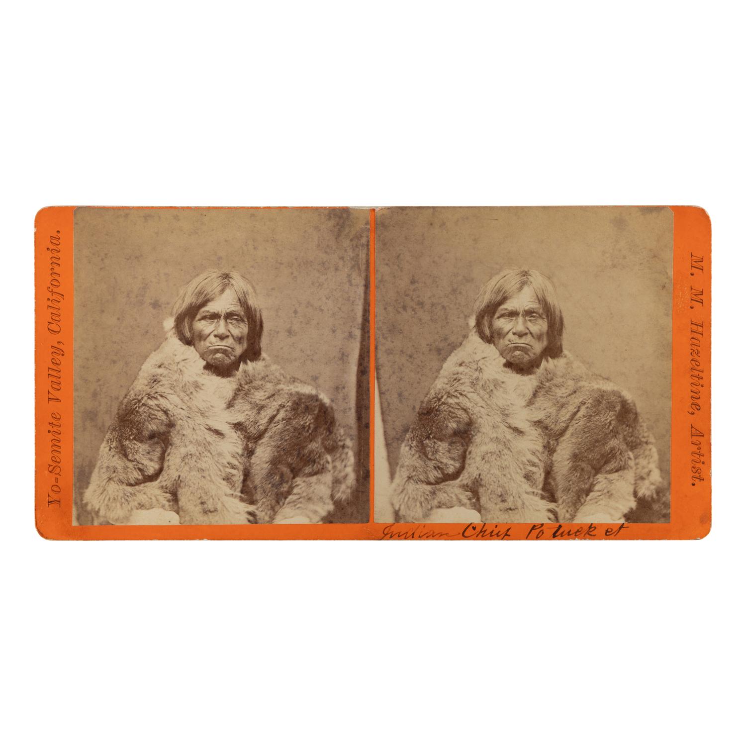 [Yosemite Native Americans]. A group of 25 stereoviews, ca 1860s-1880s.