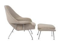 An Eero Saarinen Womb Chair and Ottoman — KNOLL INTERNATIONAL