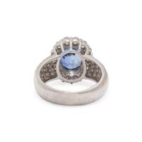 SAPPHIRE AND DIAMOND RING