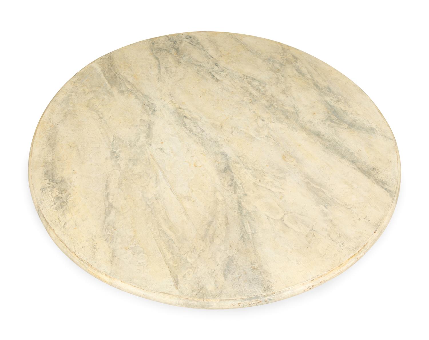 An Italian Faux Marble-Painted Center Table