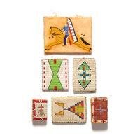 Collection of Sioux Beaded Bible Covers and Picture Frames