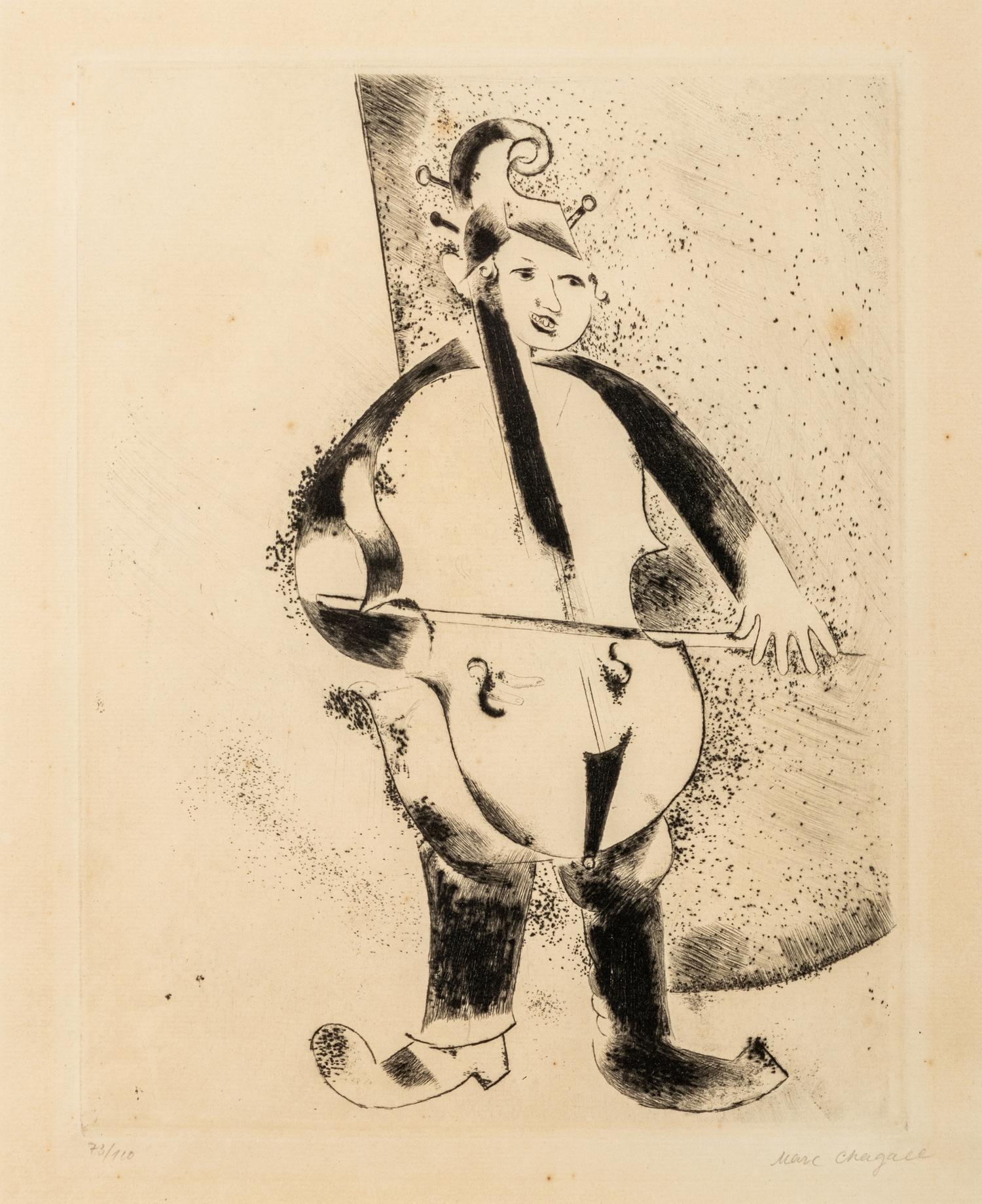 Der Musiker (plate 23 from Mein Leben ), 1922-1923