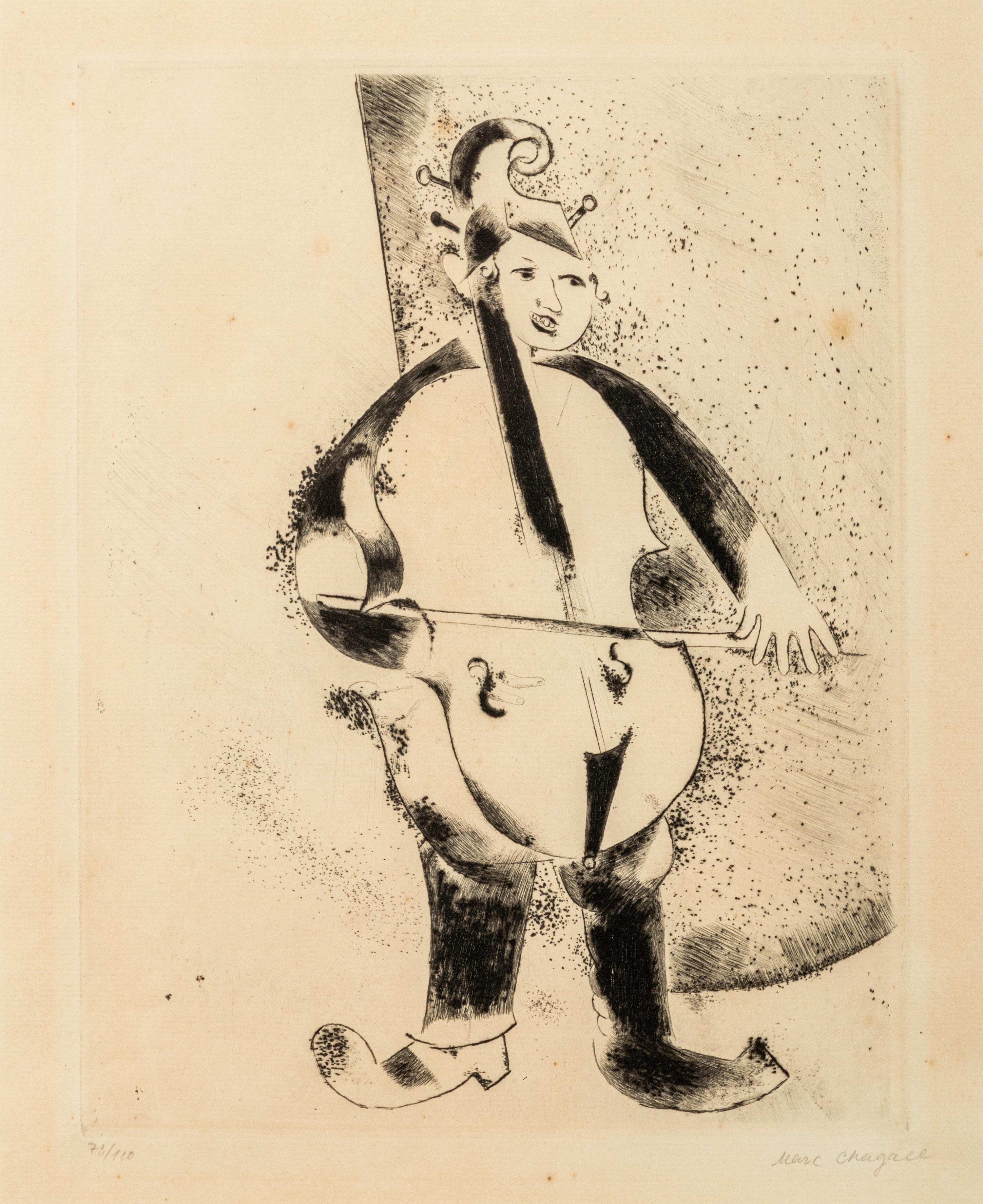 Der Musiker (plate 23 from Mein Leben ), 1922-1923