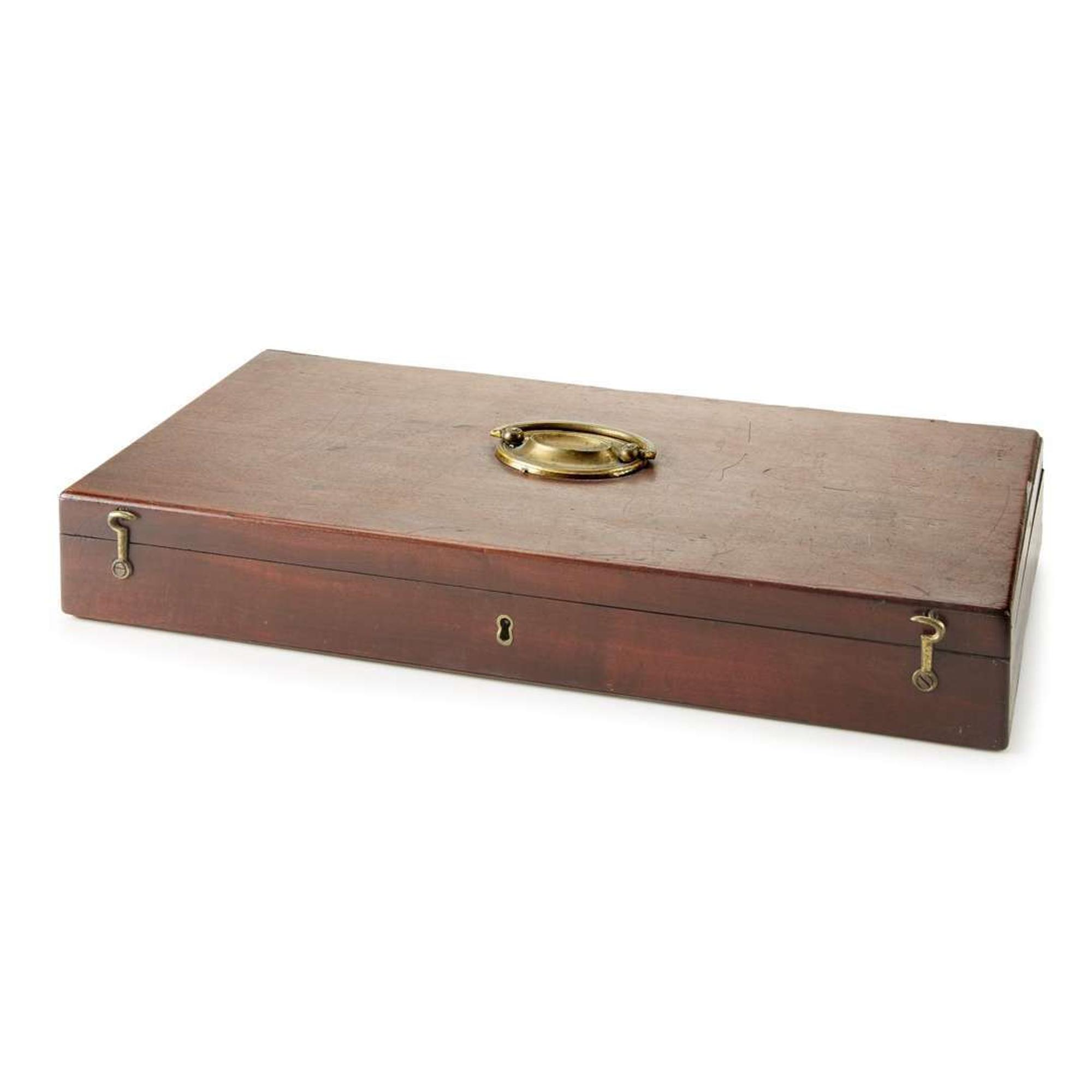 Mahogany surgical kit Probably Philadelphia, PA, mid-19th century