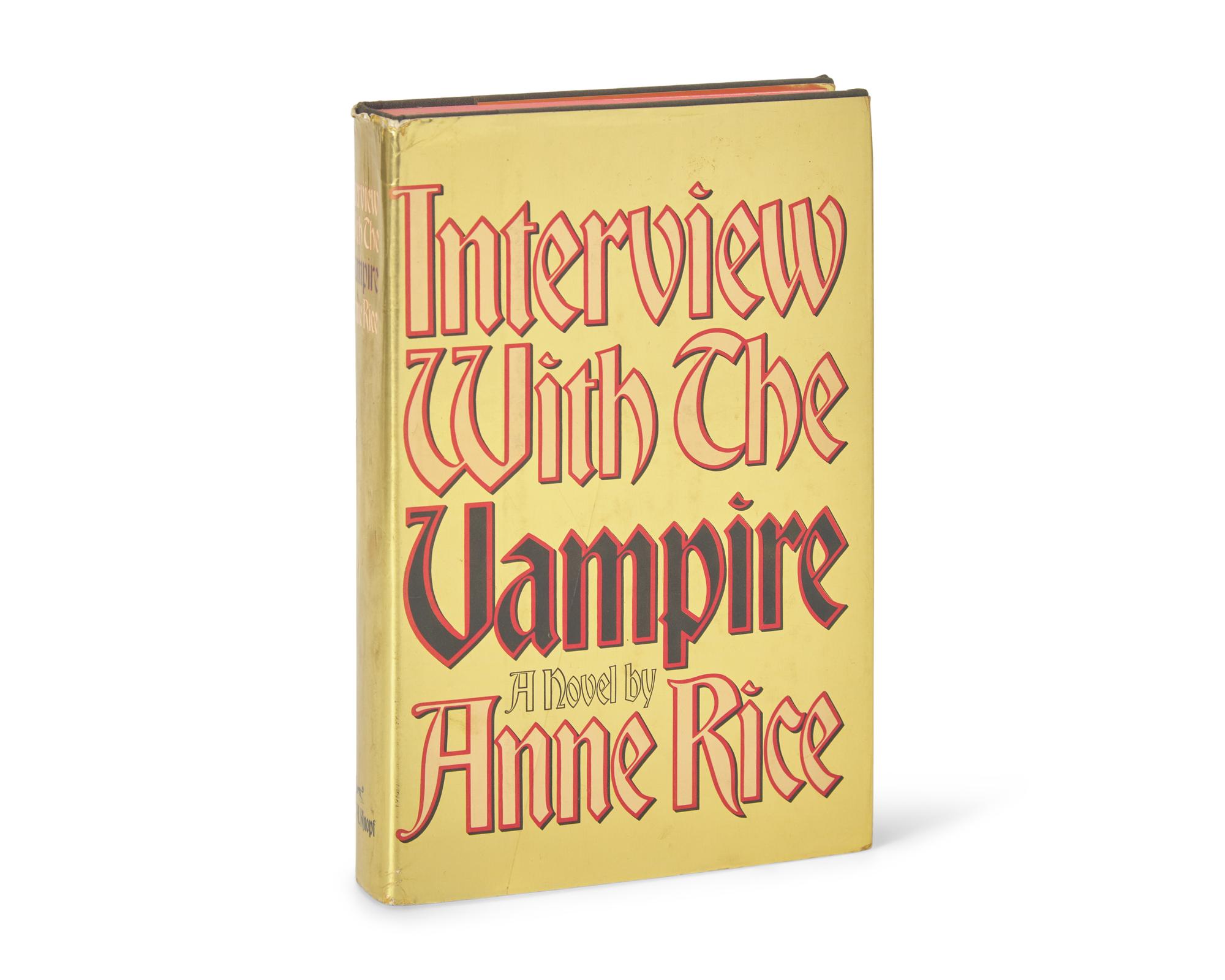 RICE, Anne (1941-2021). Interview with the Vampire. New York: Alfred A. Knopf, 1976.