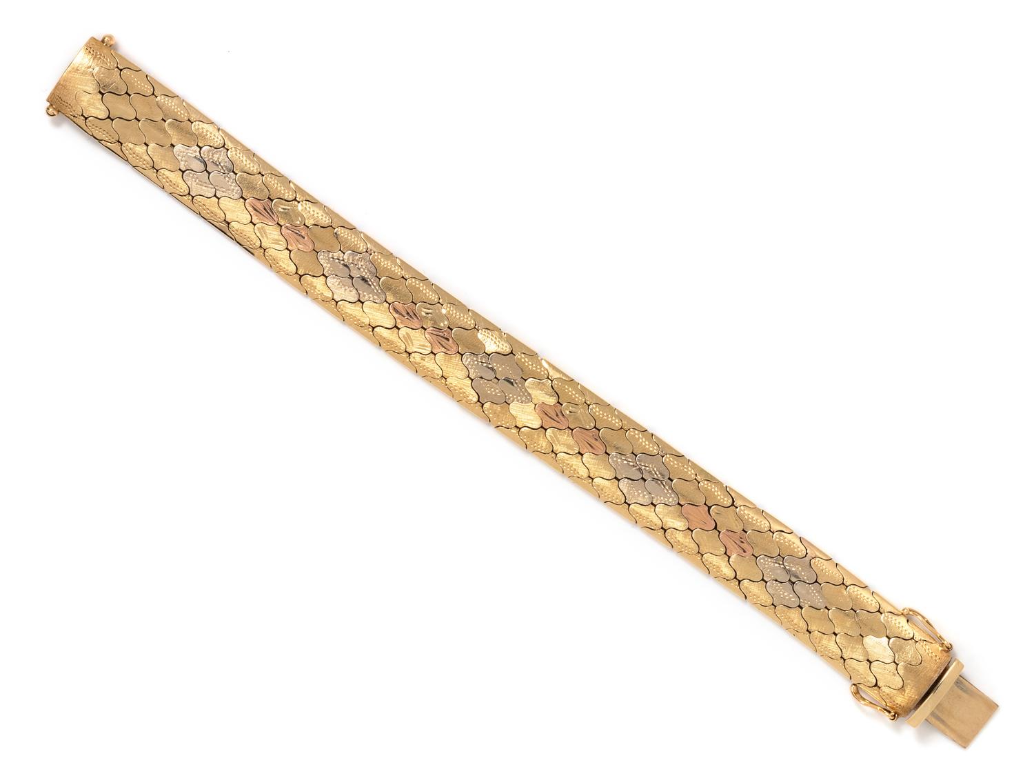 TRICOLOR GOLD BRACELET