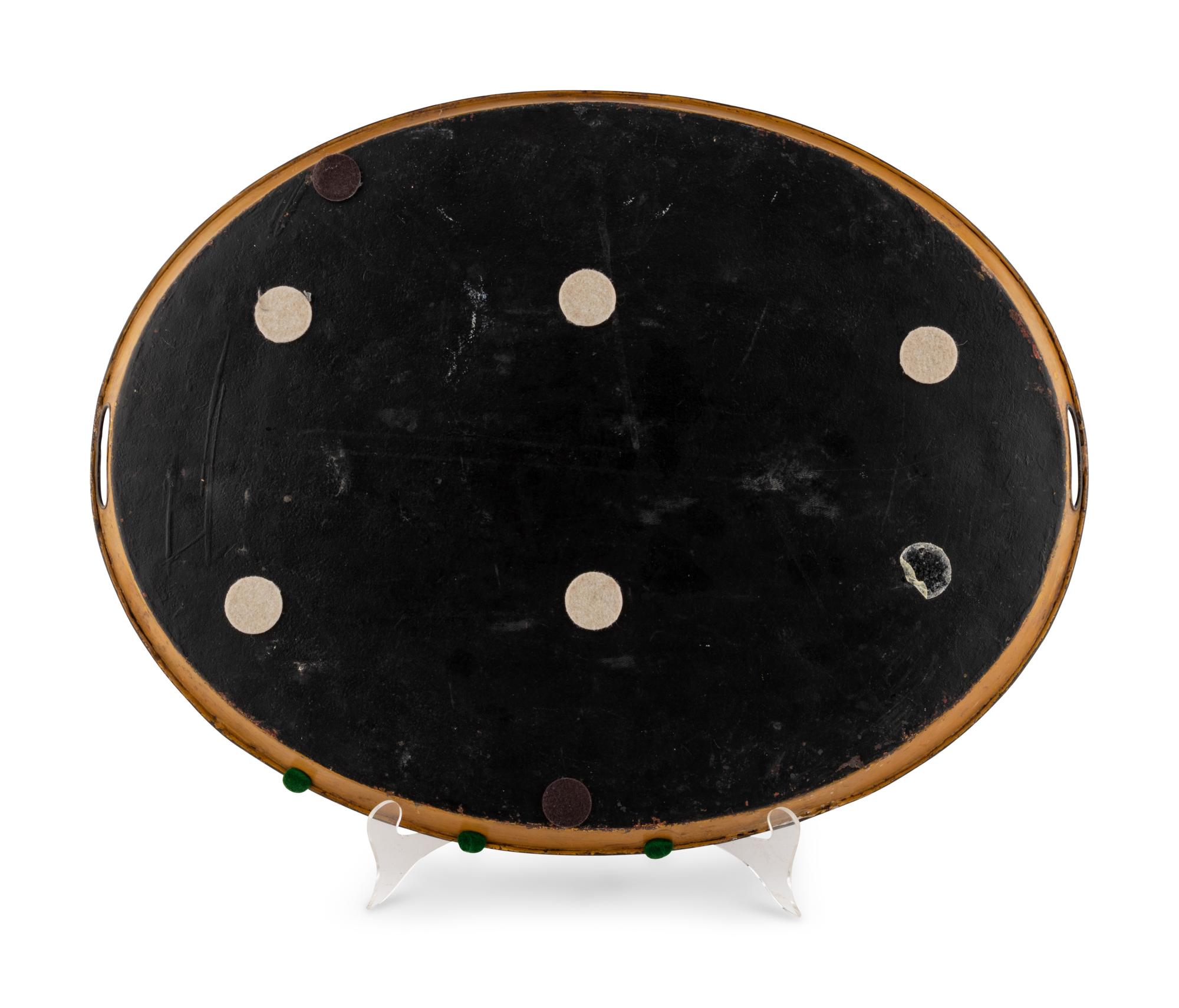 A Large French Tole Tray
