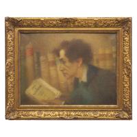 Lucien Lévy-Dhurmer (French, 1865-1953) — Portrait of a Man, presumed to be Pierre Villey (1879-1933)