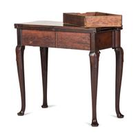 An English Veneered Walnut Games Table