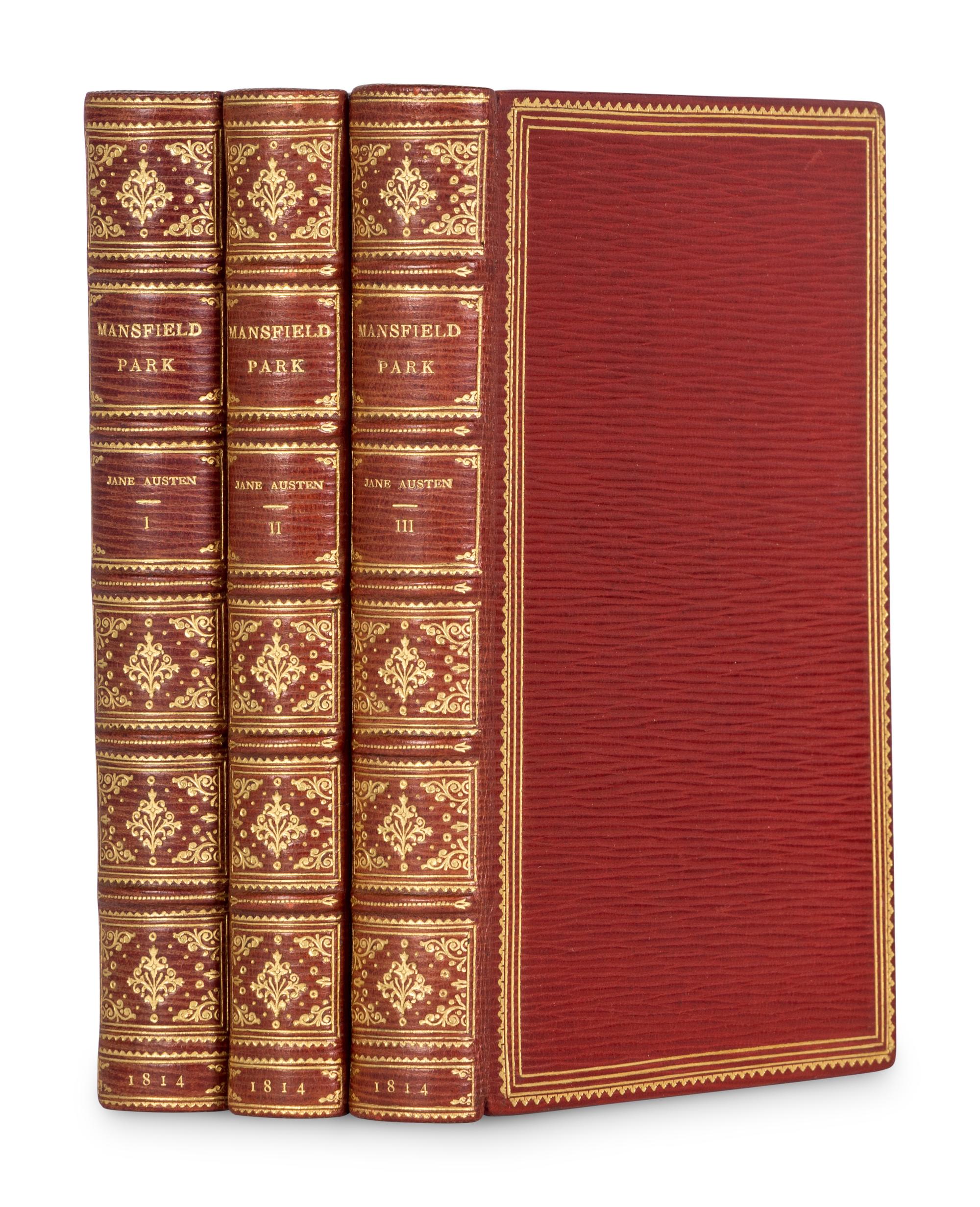 AUSTEN, Jane (1775-1817). Mansfield Park: A Novel... By the Author of "Sense and Sensibility," and "Pride and Prejudice." London: T. Egerton, 1814.