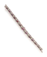 STAR RUBY AND DIAMOND BRACELET